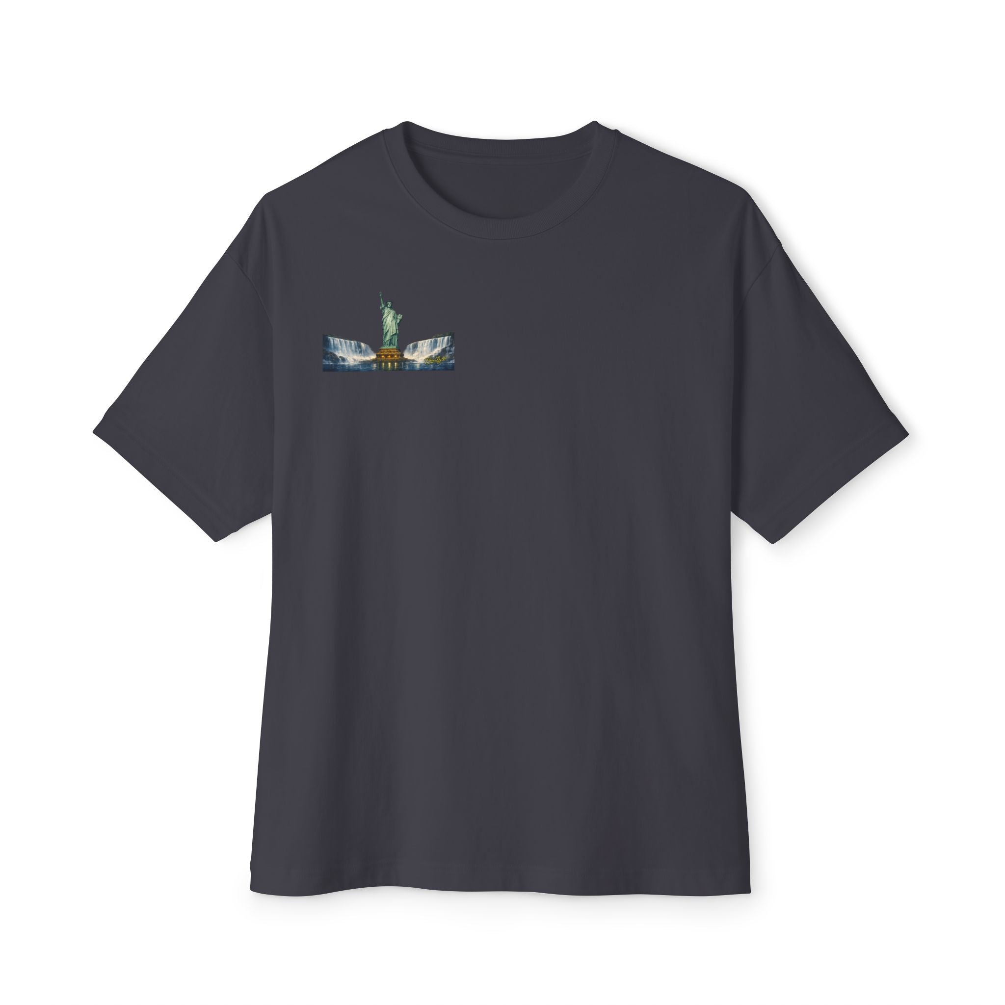 Statue of Liberty Eagle Back Print T-Shirt | Patriotic Liberty Artwork