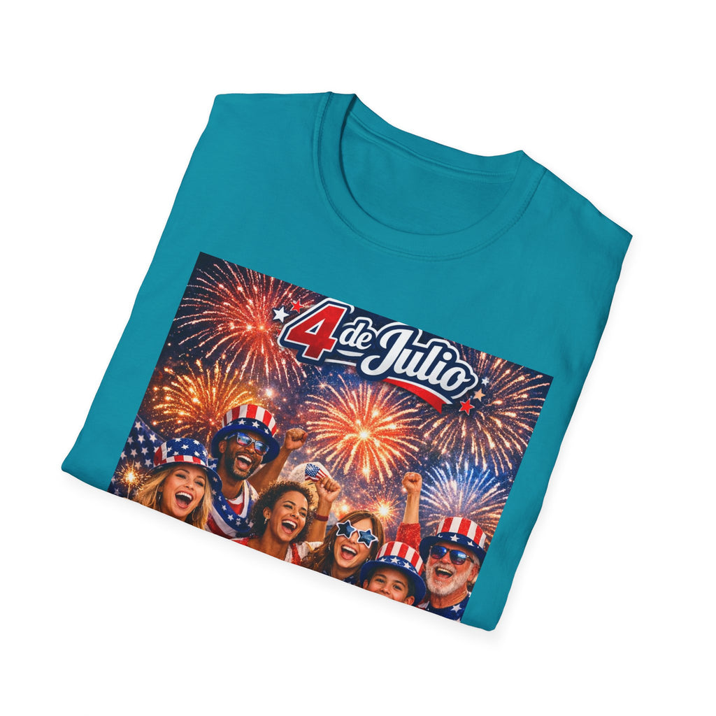 Autism Awareness American Flag 4th of July T-Shirt | Inclusion Patriotic Design