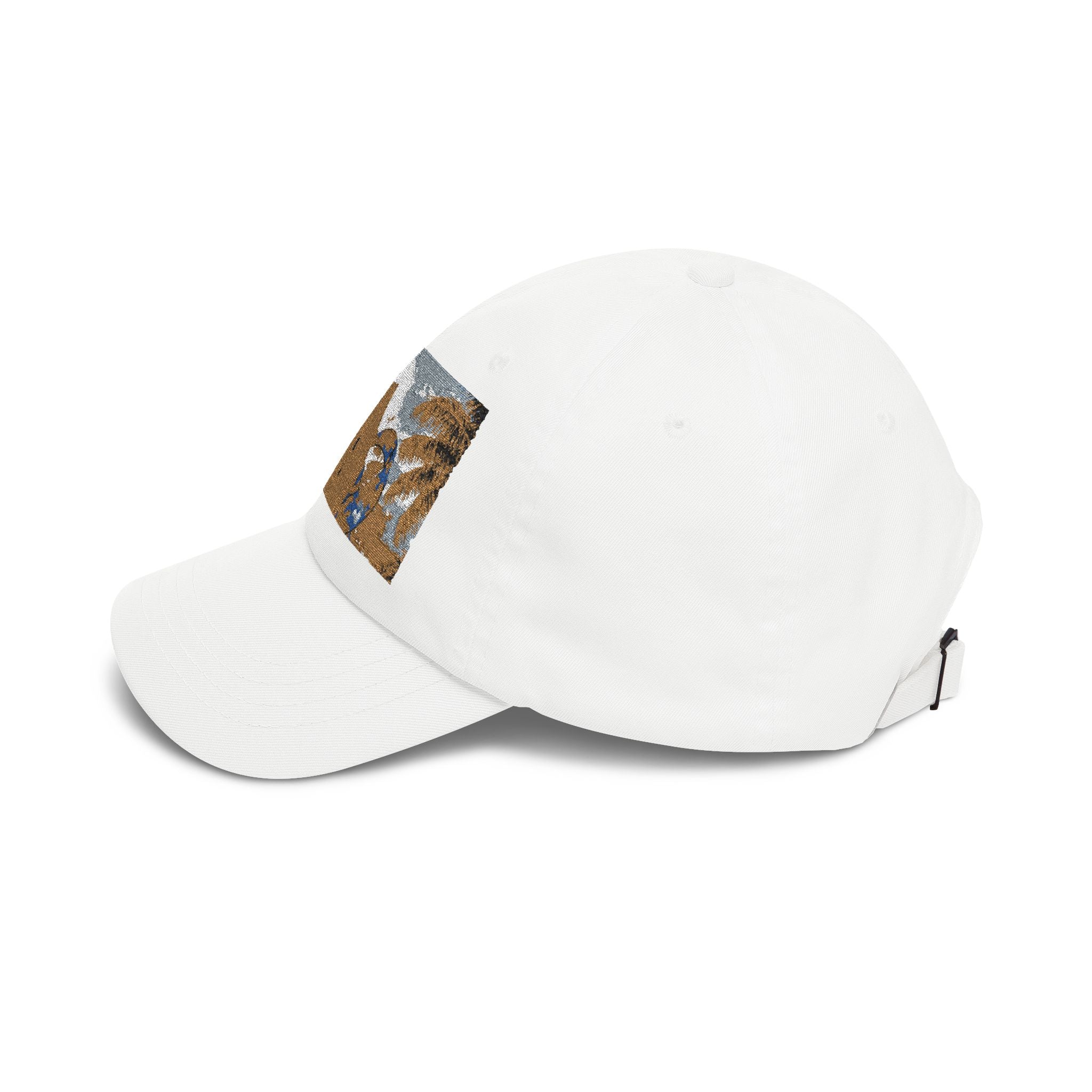 Puerto Rican Flag Surf Shack Dad Cap | Retro Beach Illustration Dad Cap