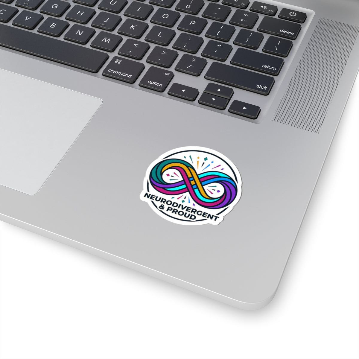 Neurodivergent & Proud Kiss-Cut Stickers | Autistic Pride, Sensory-Friendly