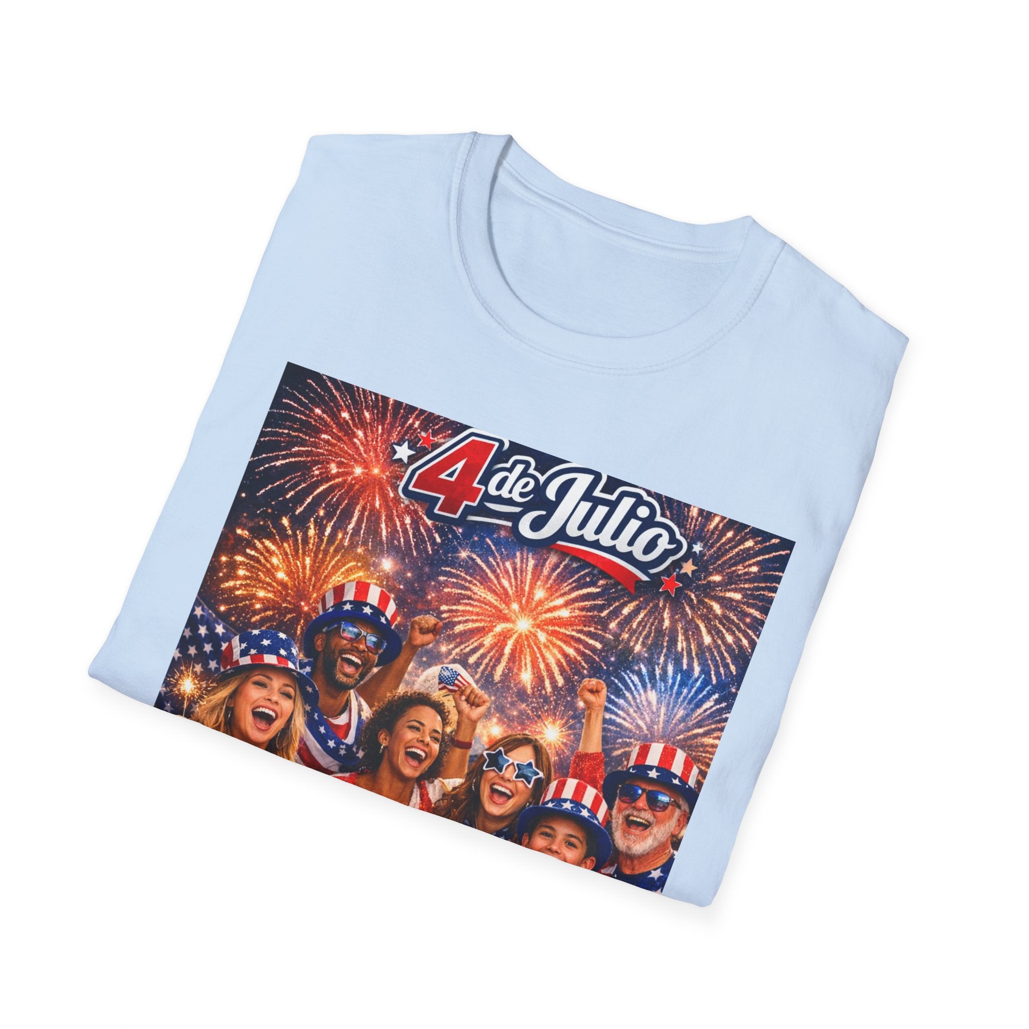 Autism Awareness American Flag 4th of July T-Shirt | Inclusion Patriotic Design