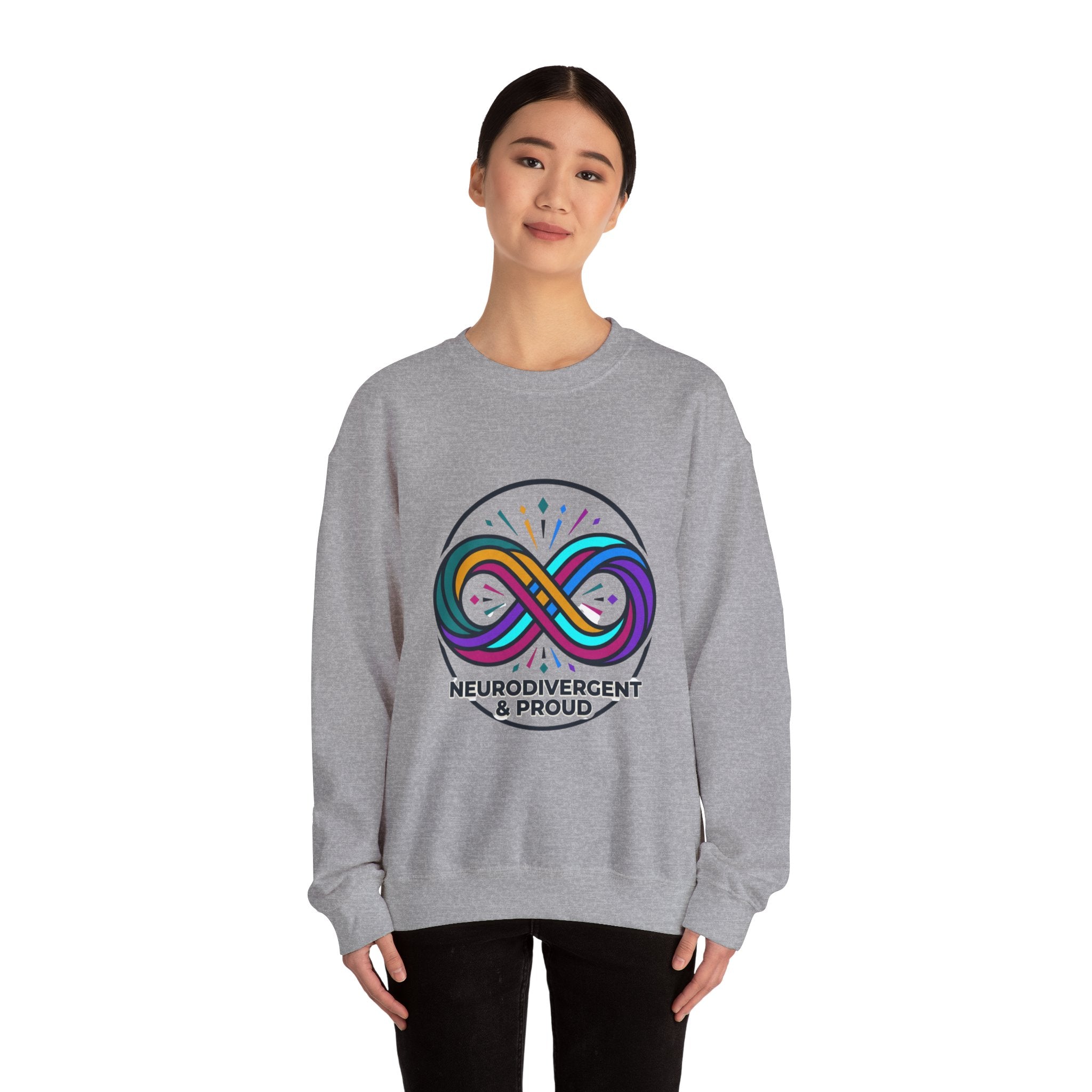 Neurodivergent & Proud Sweatshirt | Autistic Pride, Identity-First, Sensory-Friendly
