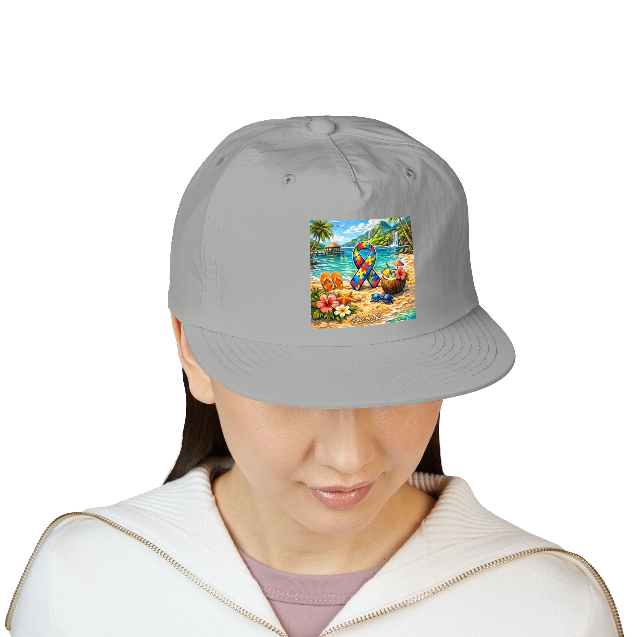 Shine with Purpose Summer Surf Cap | Embroidered Surfing Logo