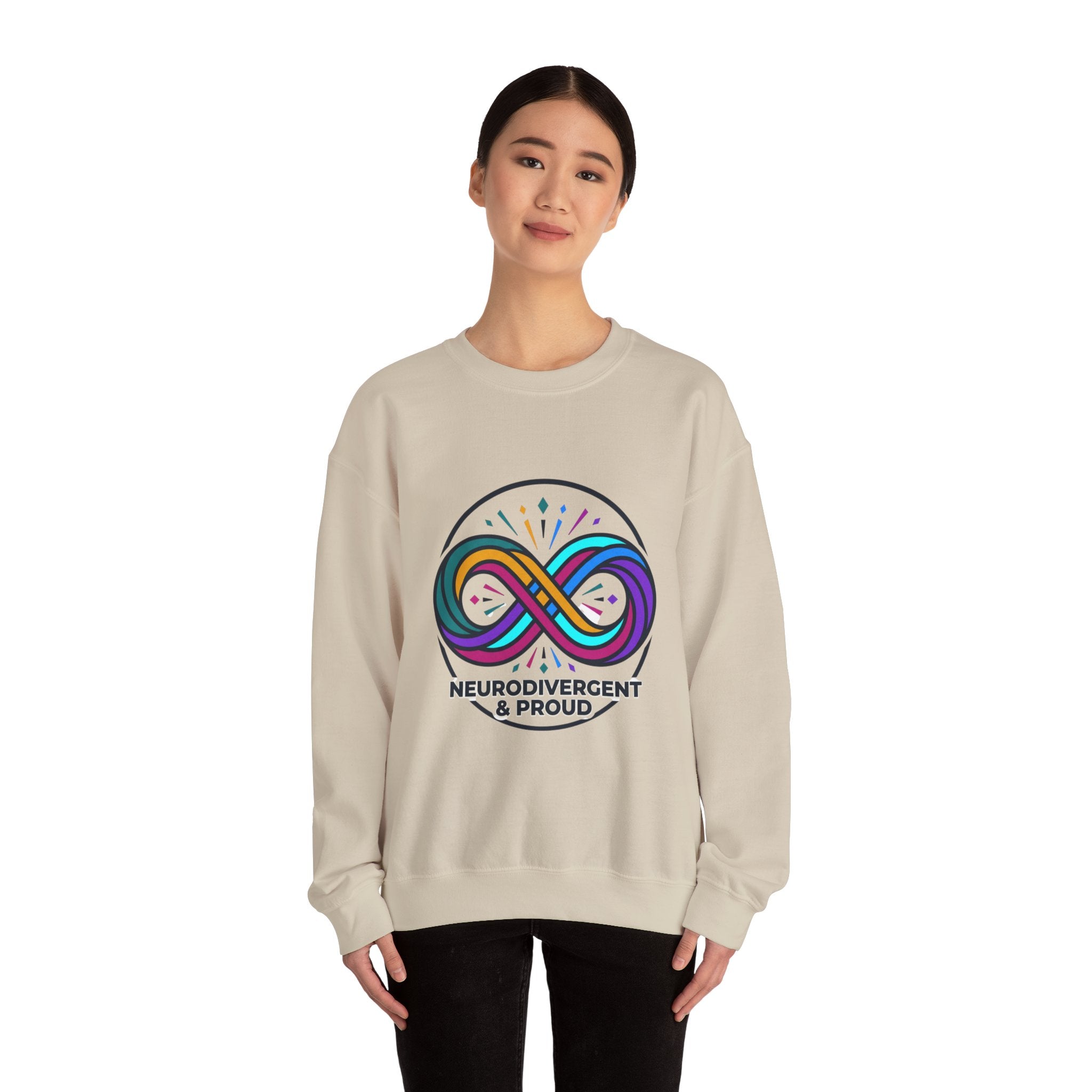 Neurodivergent & Proud Sweatshirt | Autistic Pride, Identity-First, Sensory-Friendly