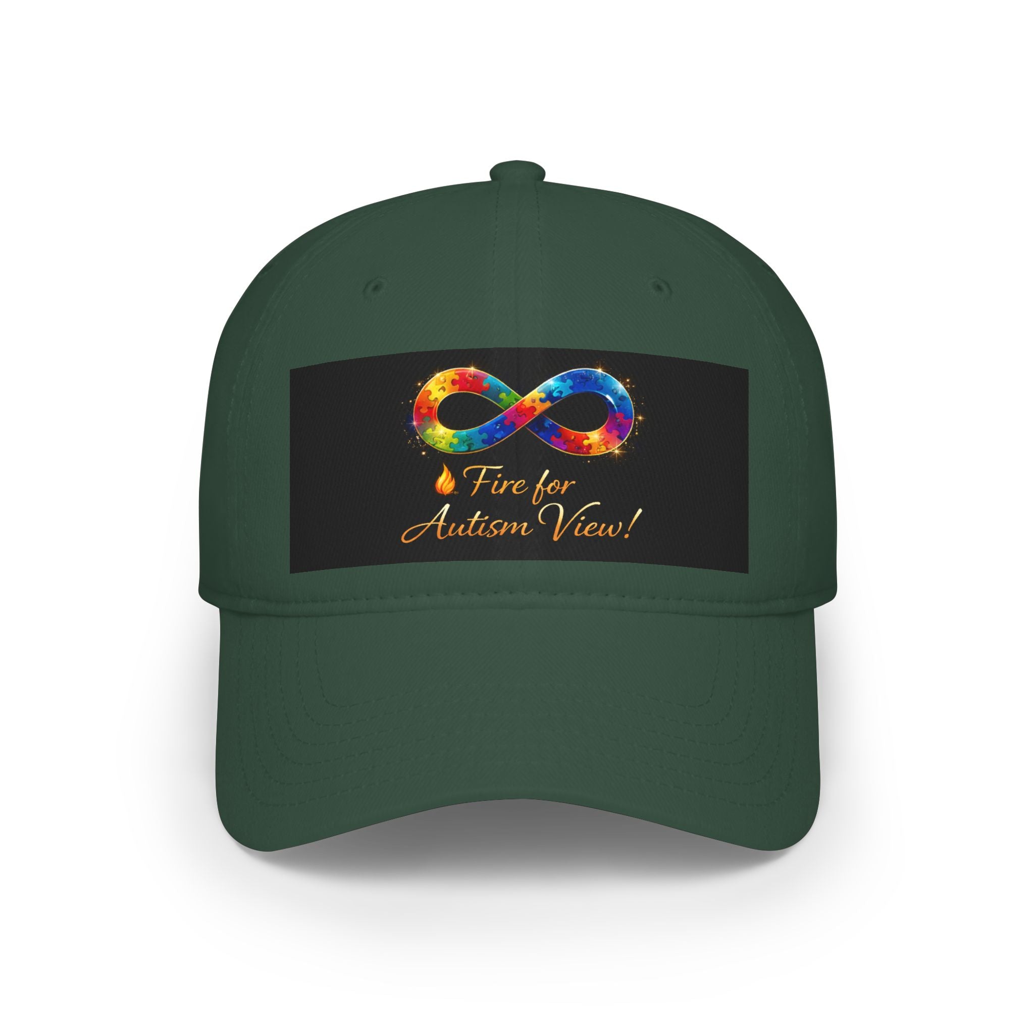 Colorful Autism Infinity Logo Cap | Awareness Baseball Cap