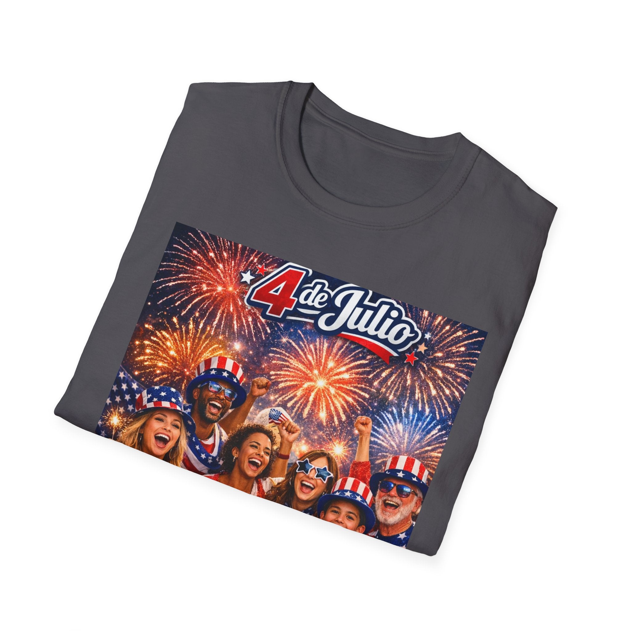 Autism Awareness American Flag 4th of July T-Shirt | Inclusion Patriotic Design