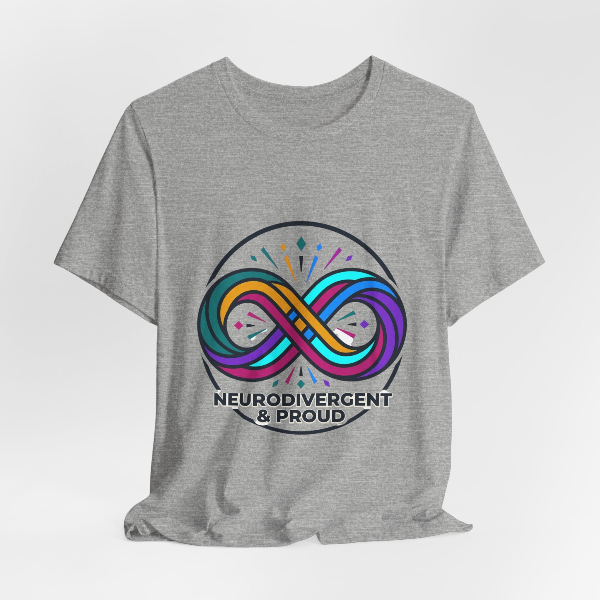 Neurodivergent & Proud Tee | autistic pride, identity-first