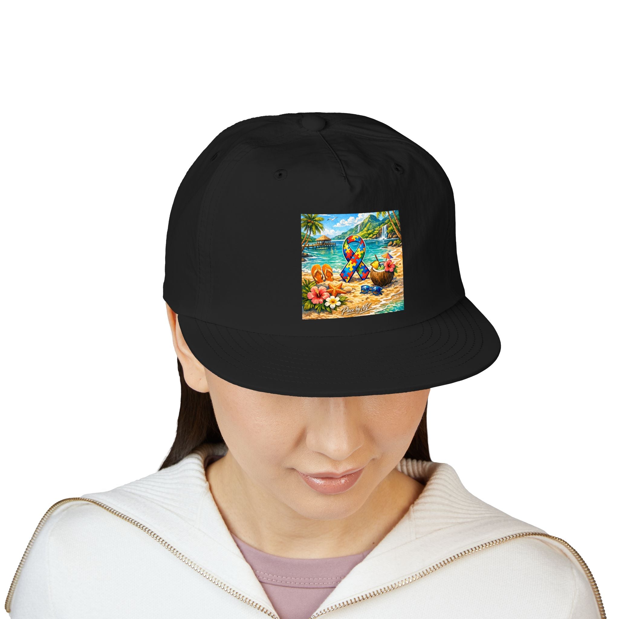 Shine with Purpose Summer Surf Cap | Embroidered Surfing Logo