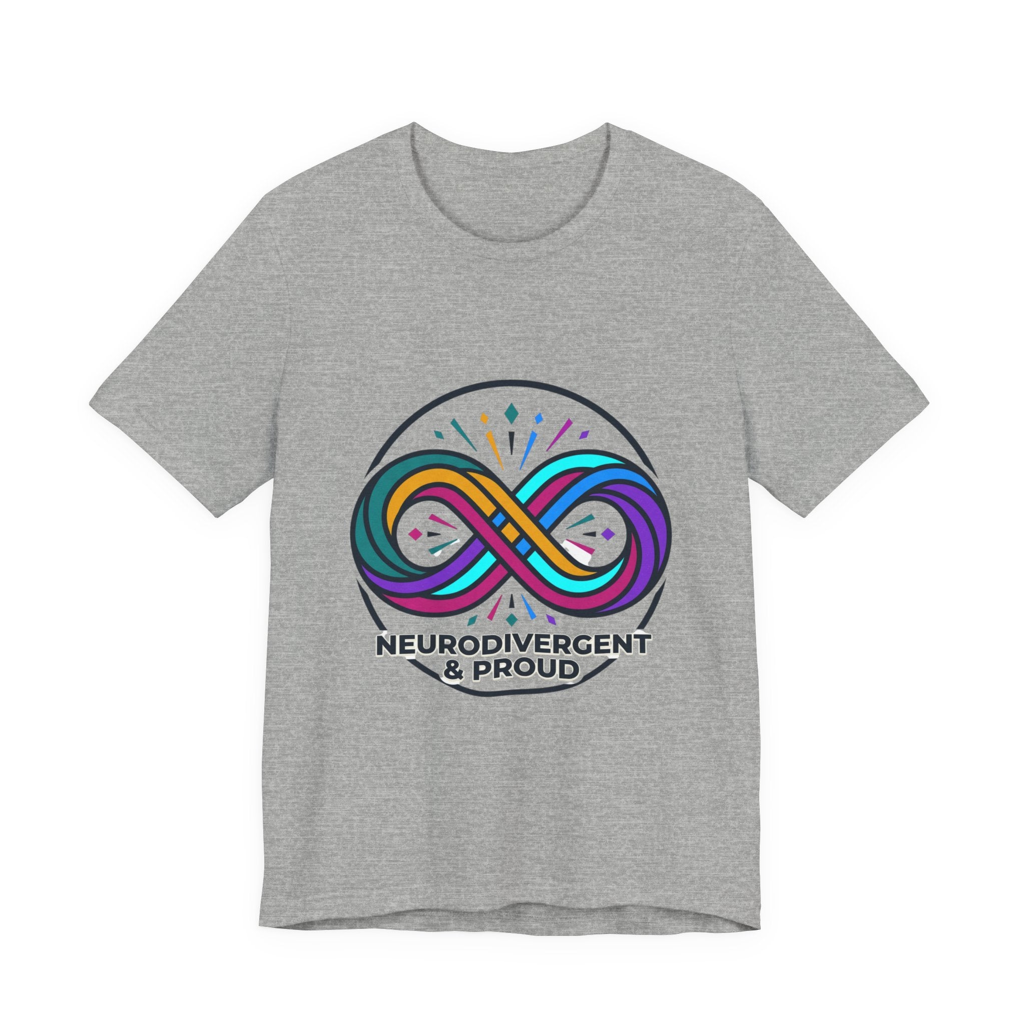 Neurodivergent & Proud Tee | autistic pride, identity-first