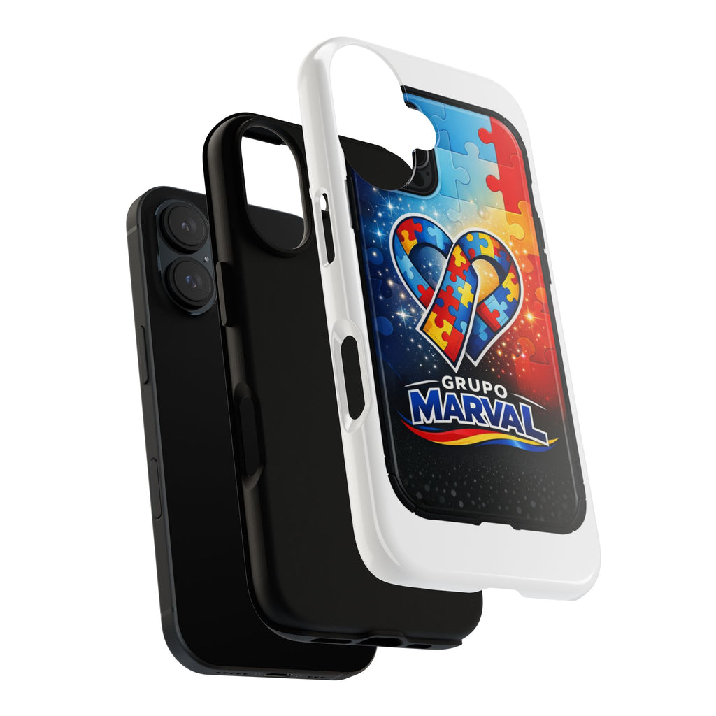 Tough Cases — Colorful Puzzle Heart Tough Phone Case (Grupo Marval)