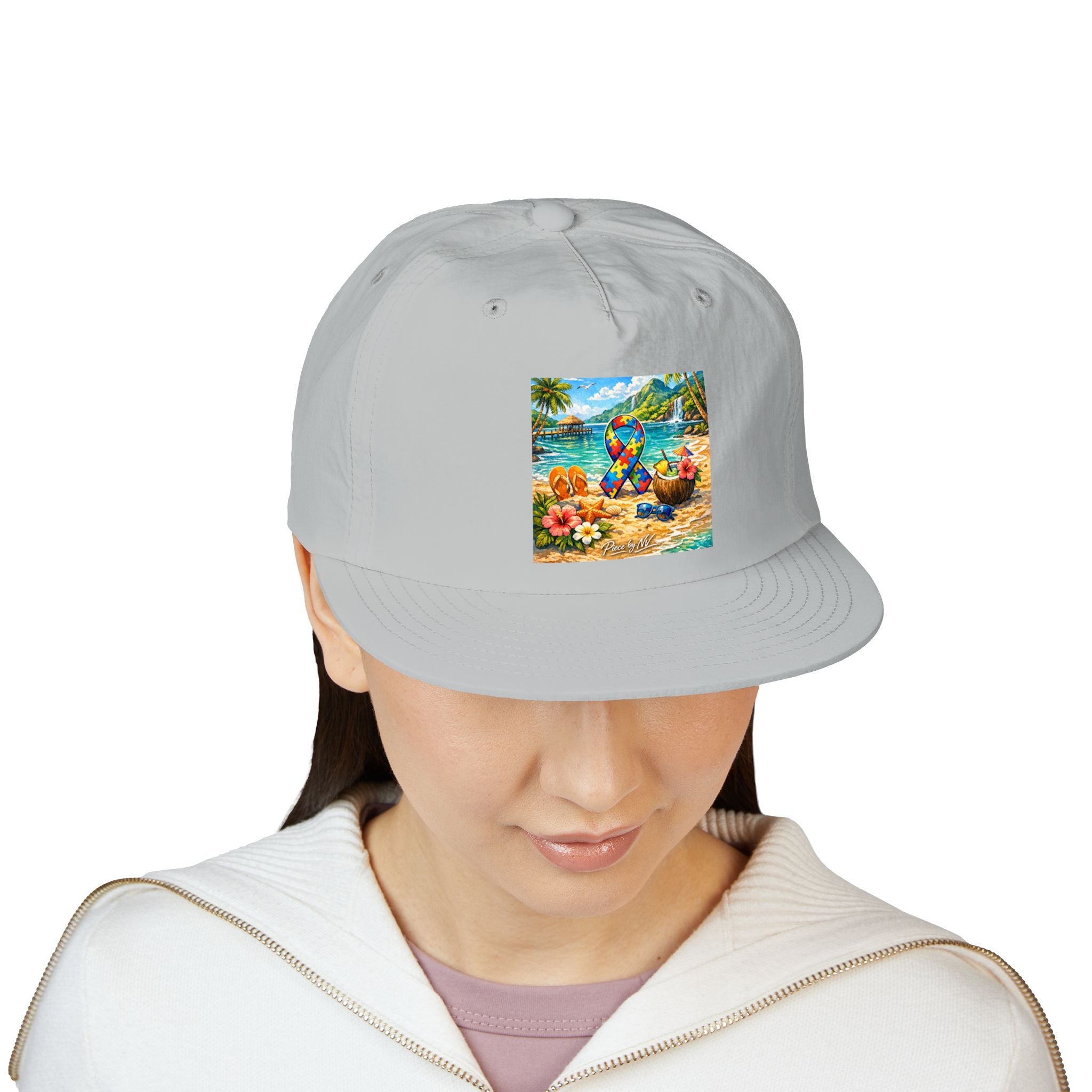 Shine with Purpose Summer Surf Cap | Embroidered Surfing Logo
