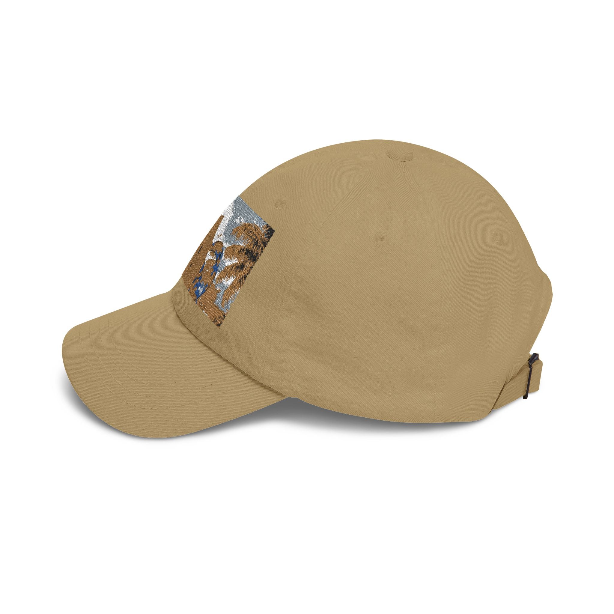 Puerto Rican Flag Surf Shack Dad Cap | Retro Beach Illustration Dad Cap