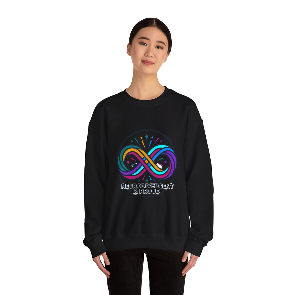 Neurodivergent & Proud Sweatshirt | Autistic Pride, Identity-First, Sensory-Friendly