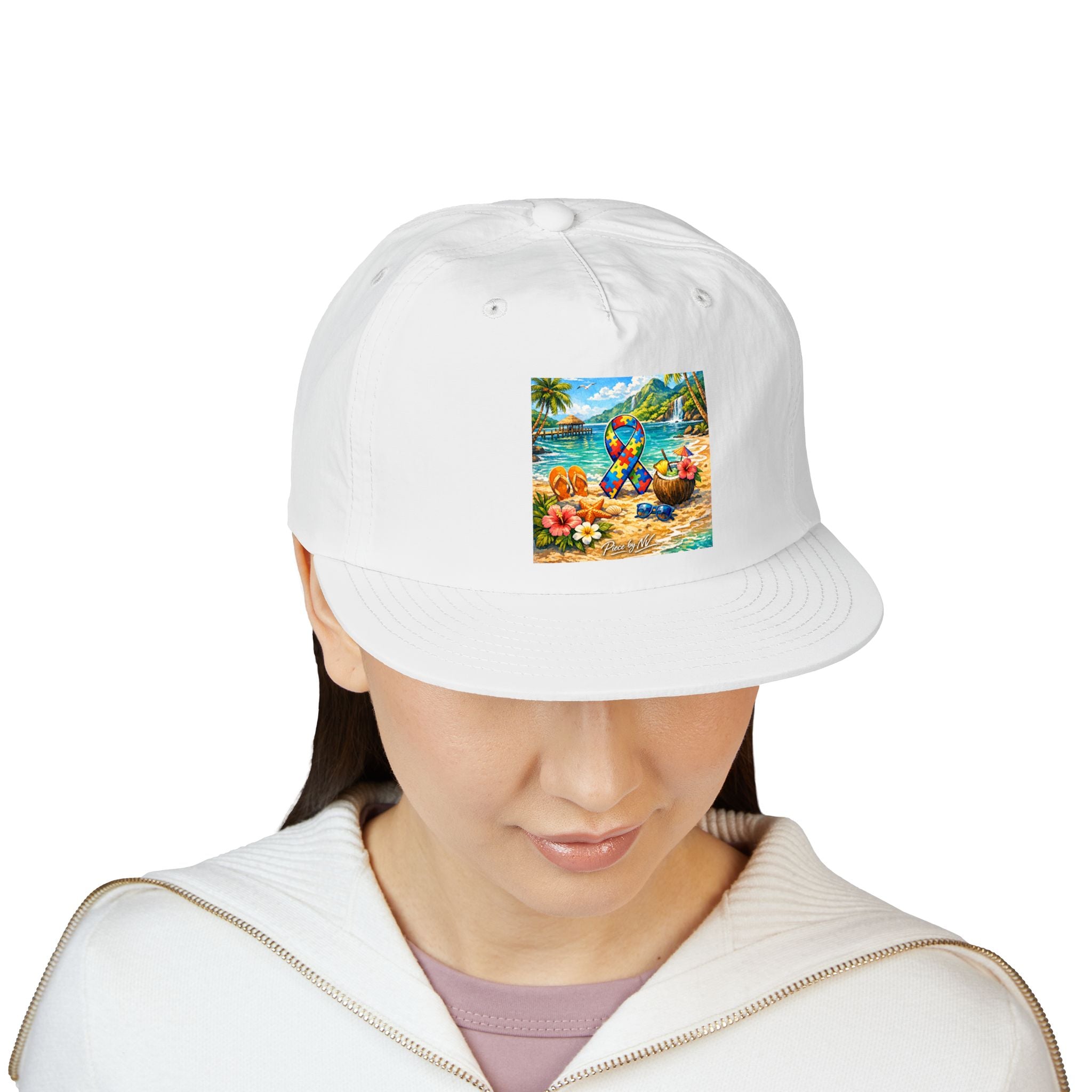 Shine with Purpose Summer Surf Cap | Embroidered Surfing Logo
