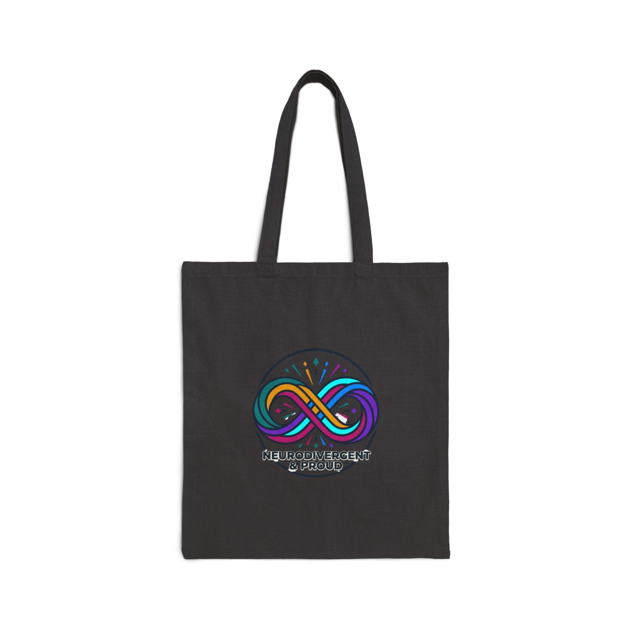 Neurodivergent & Proud Tote, autistic pride, identity-first canvas
