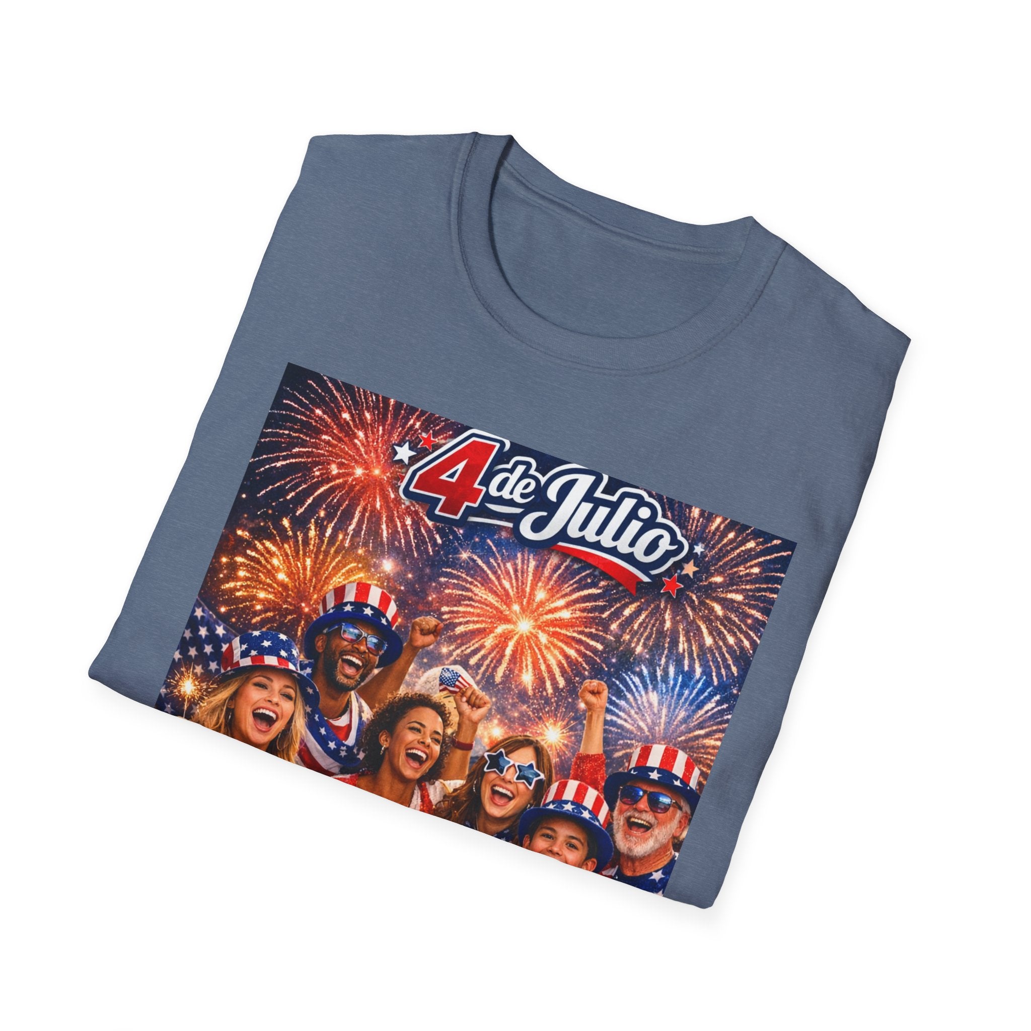 Autism Awareness American Flag 4th of July T-Shirt | Inclusion Patriotic Design