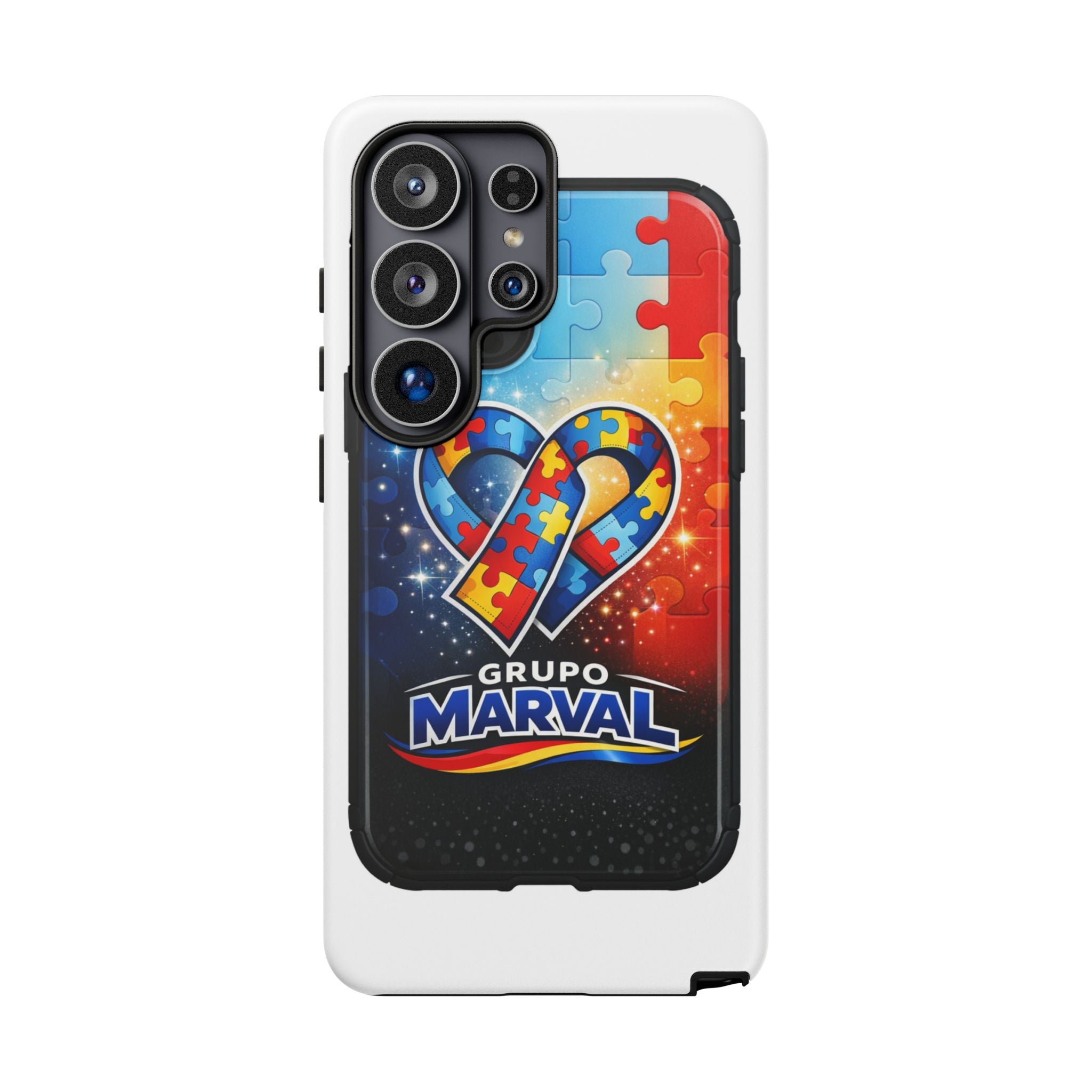 Tough Cases — Colorful Puzzle Heart Tough Phone Case (Grupo Marval)