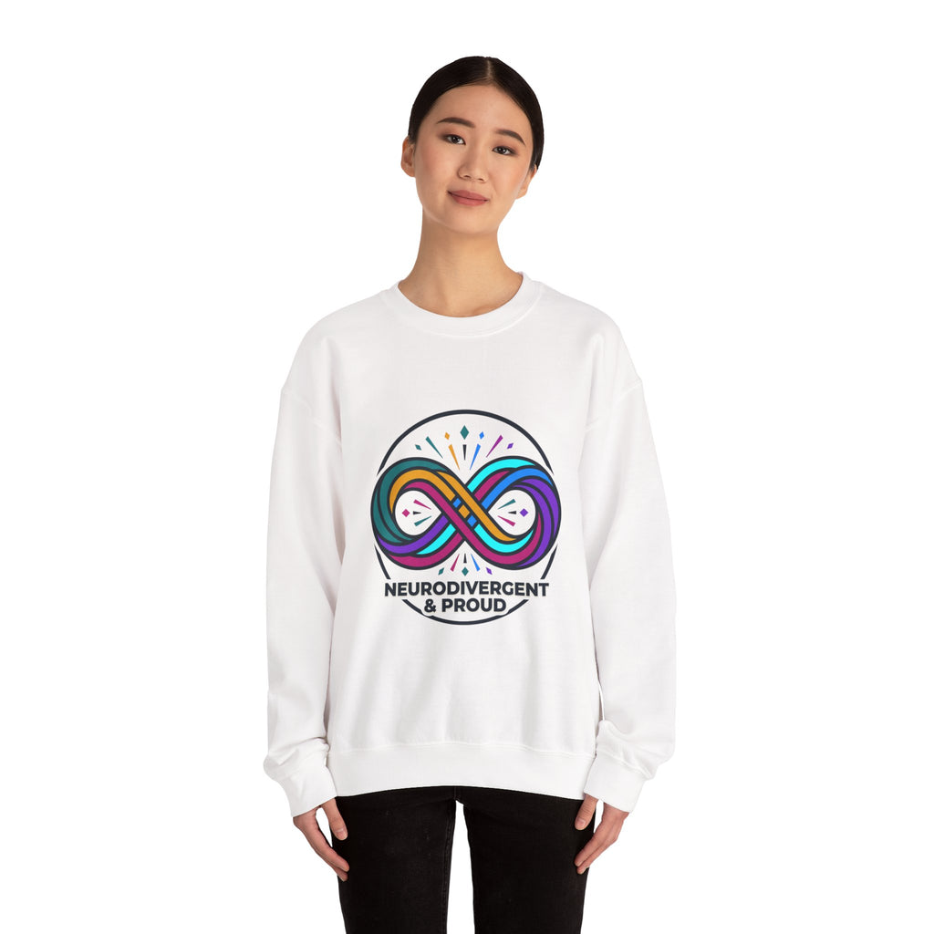 Neurodivergent & Proud Sweatshirt | Autistic Pride, Identity-First, Sensory-Friendly