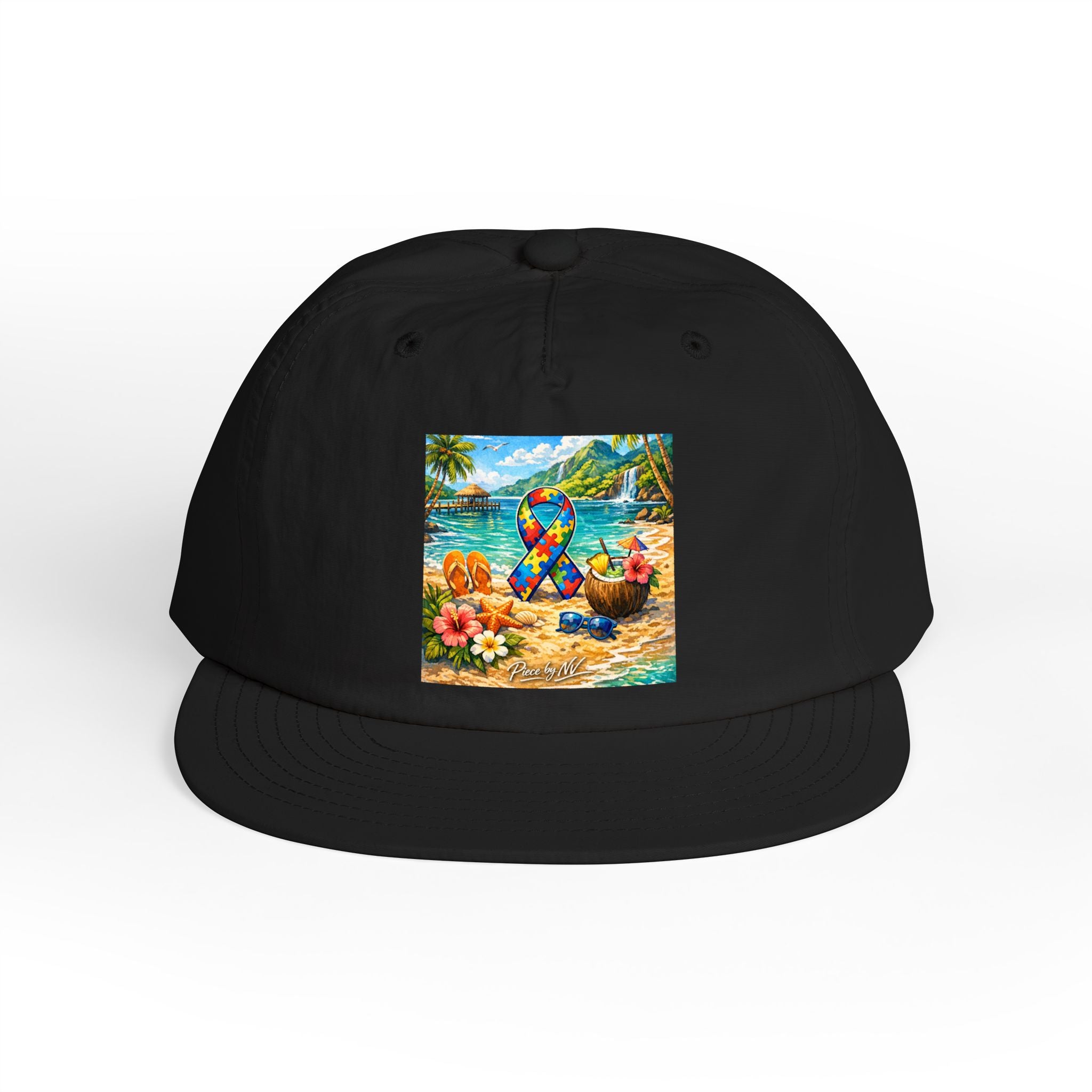 Shine with Purpose Summer Surf Cap | Embroidered Surfing Logo