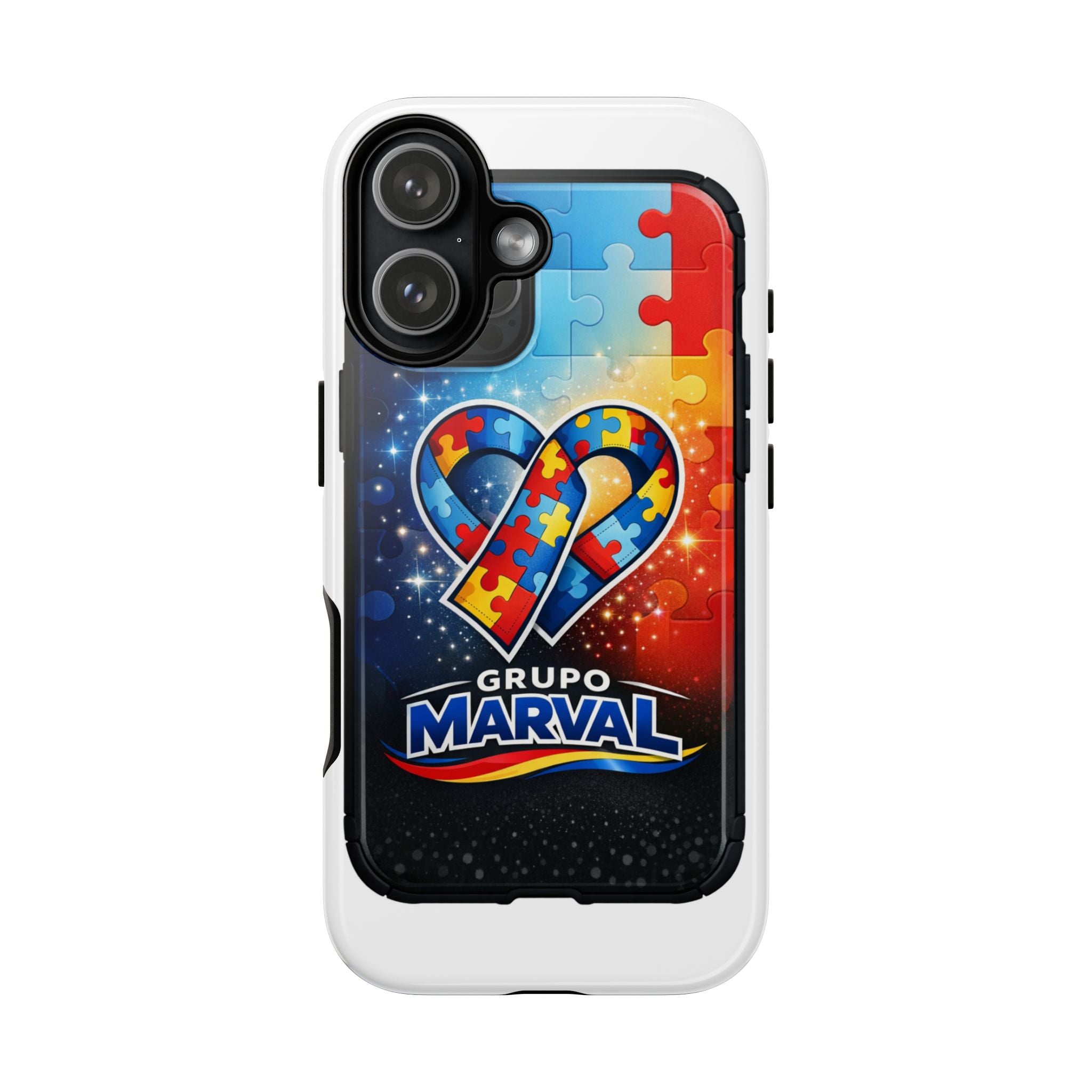 Tough Cases — Colorful Puzzle Heart Tough Phone Case (Grupo Marval)