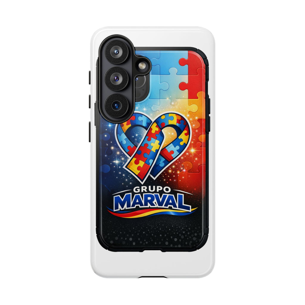 Tough Cases — Colorful Puzzle Heart Tough Phone Case (Grupo Marval)