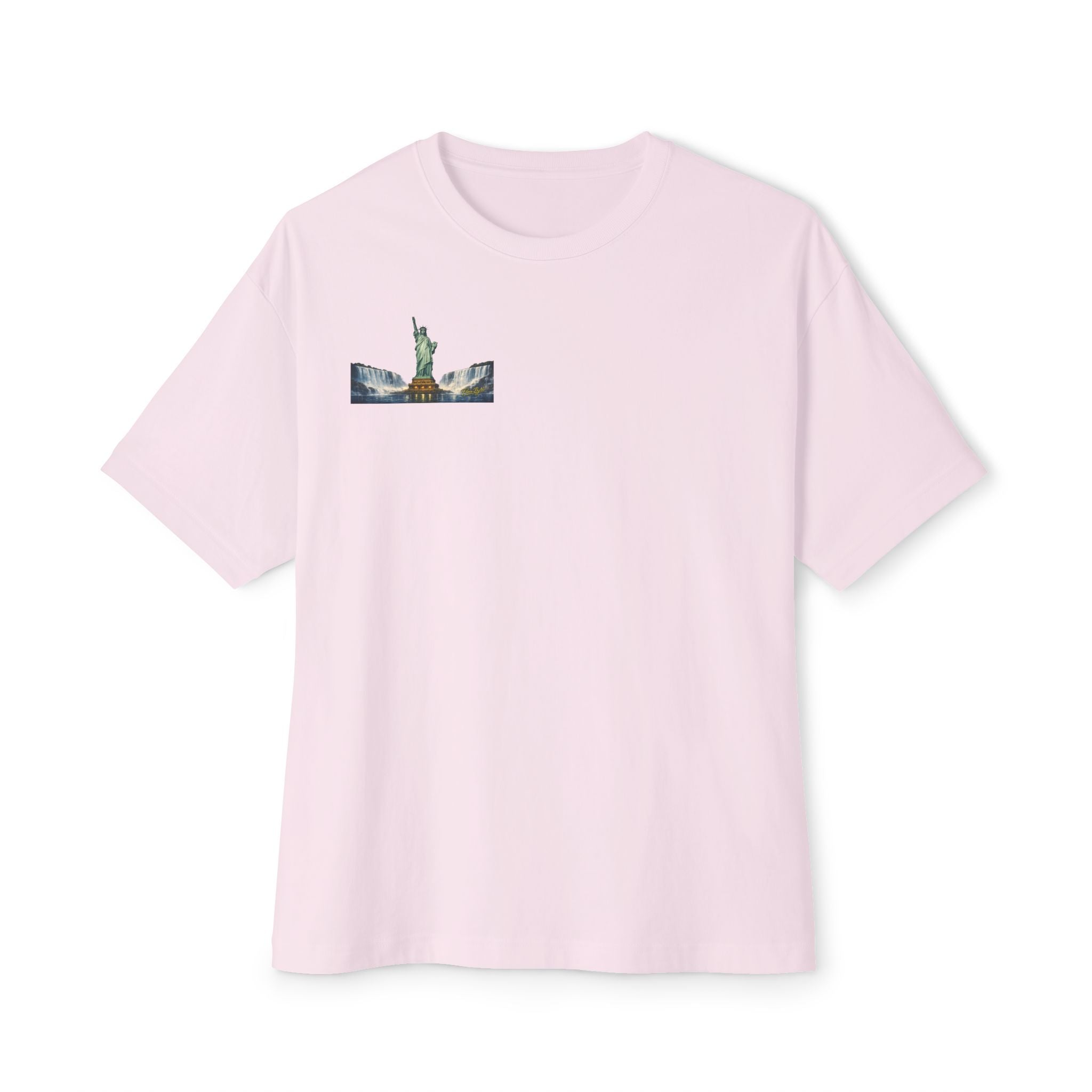 Statue of Liberty Eagle Back Print T-Shirt | Patriotic Liberty Artwork