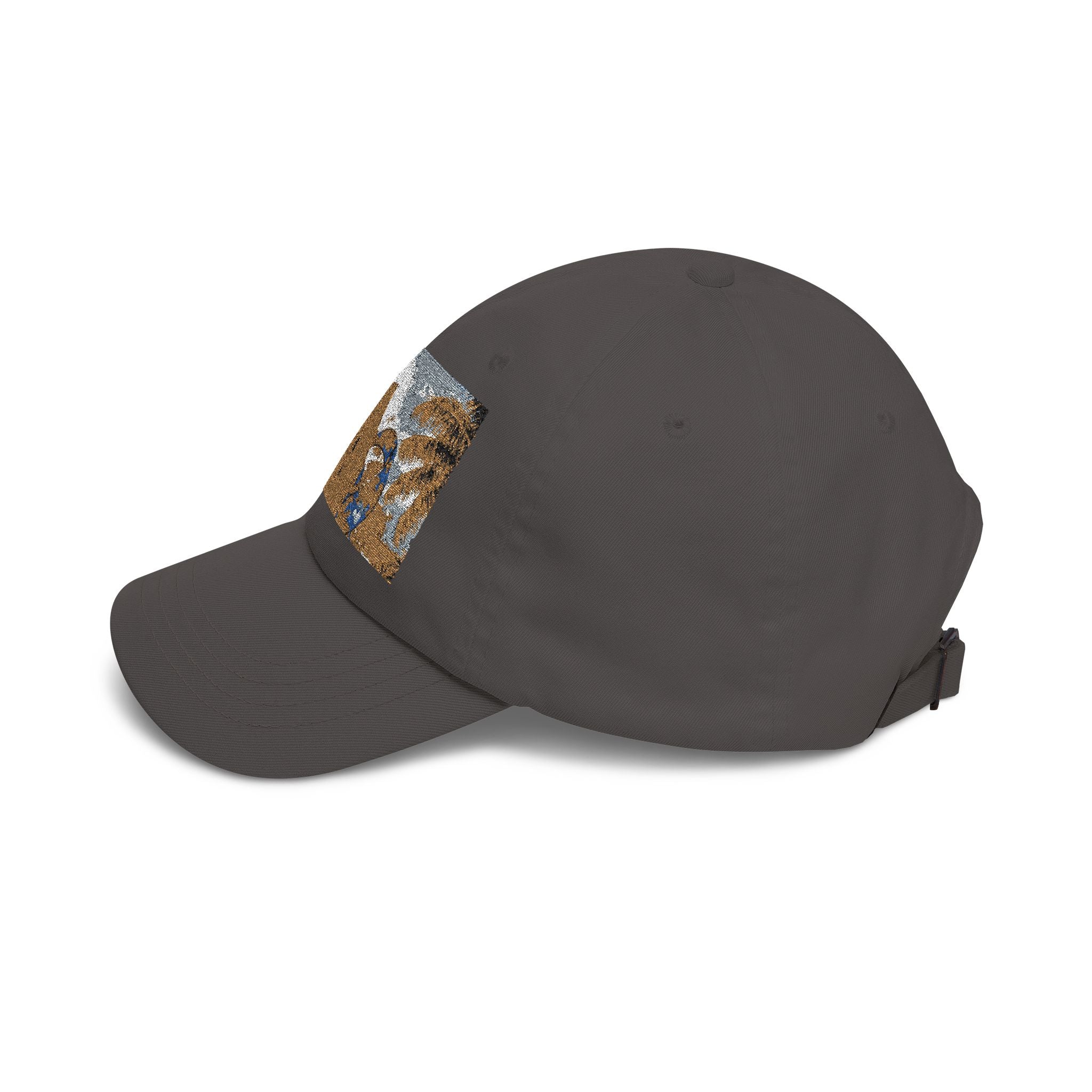 Puerto Rican Flag Surf Shack Dad Cap | Retro Beach Illustration Dad Cap