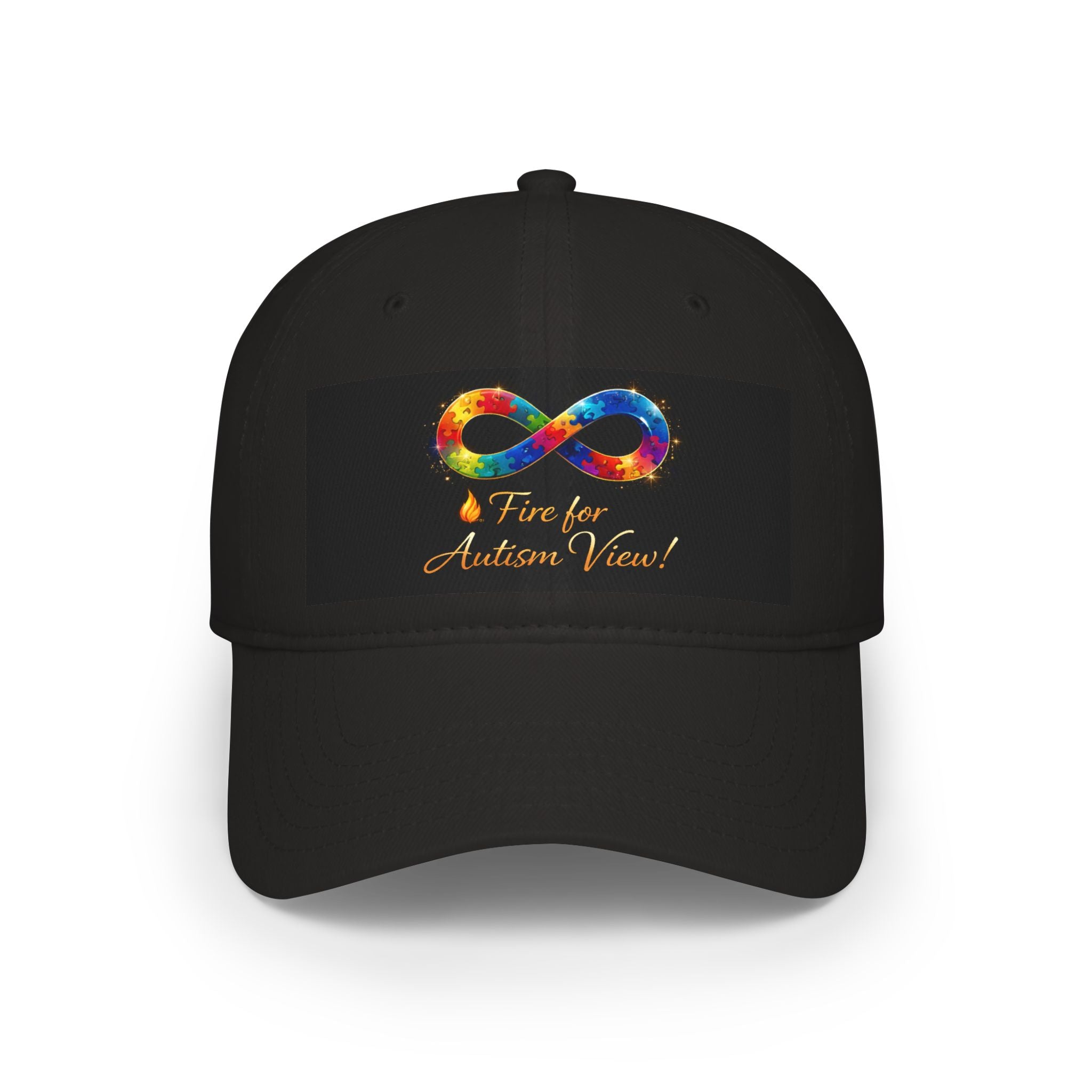 Colorful Autism Infinity Logo Cap | Awareness Baseball Cap