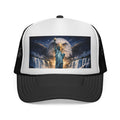 Statue of Liberty Eagle Scene Trucker Cap | Patriotic USA Design