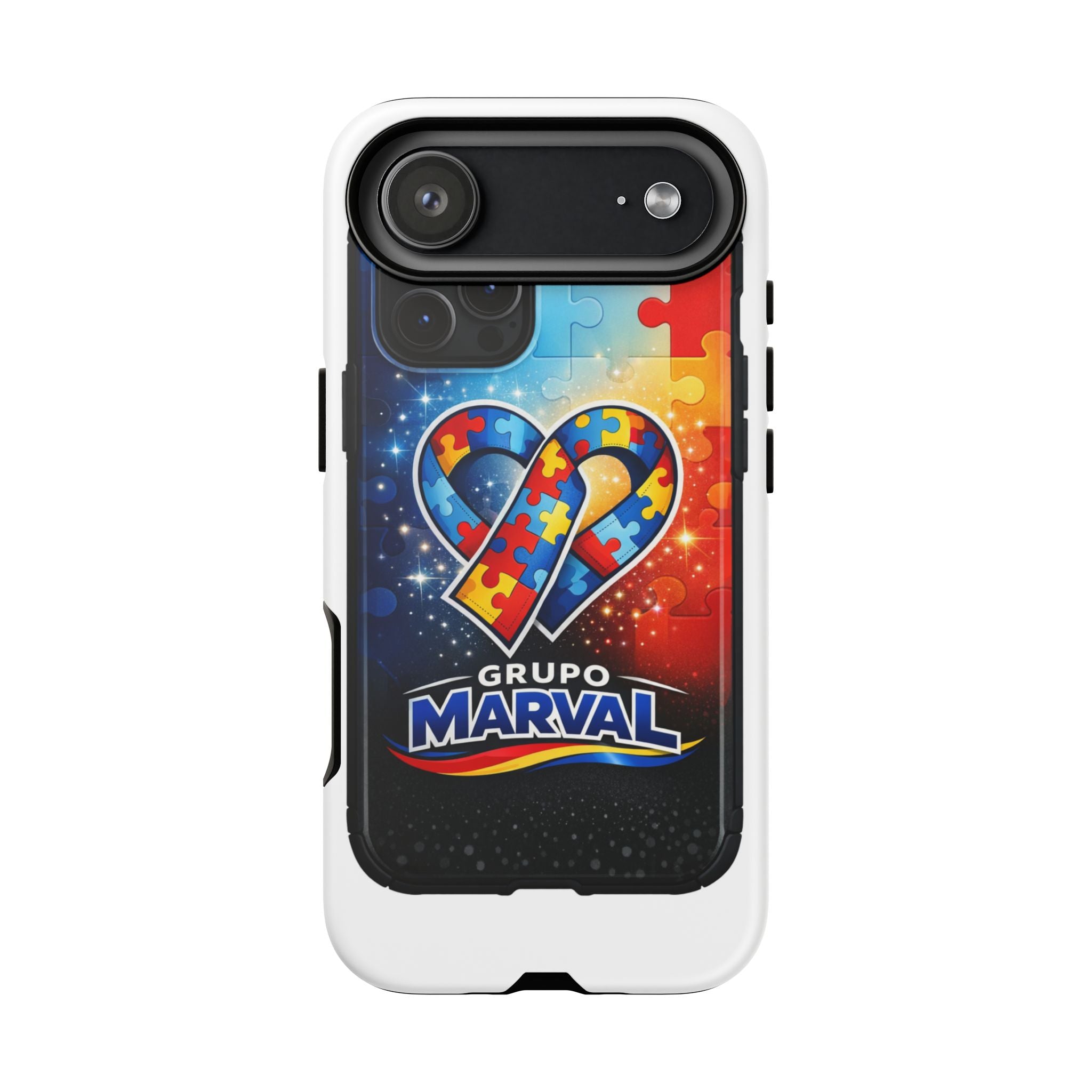 Tough Cases — Colorful Puzzle Heart Tough Phone Case (Grupo Marval)