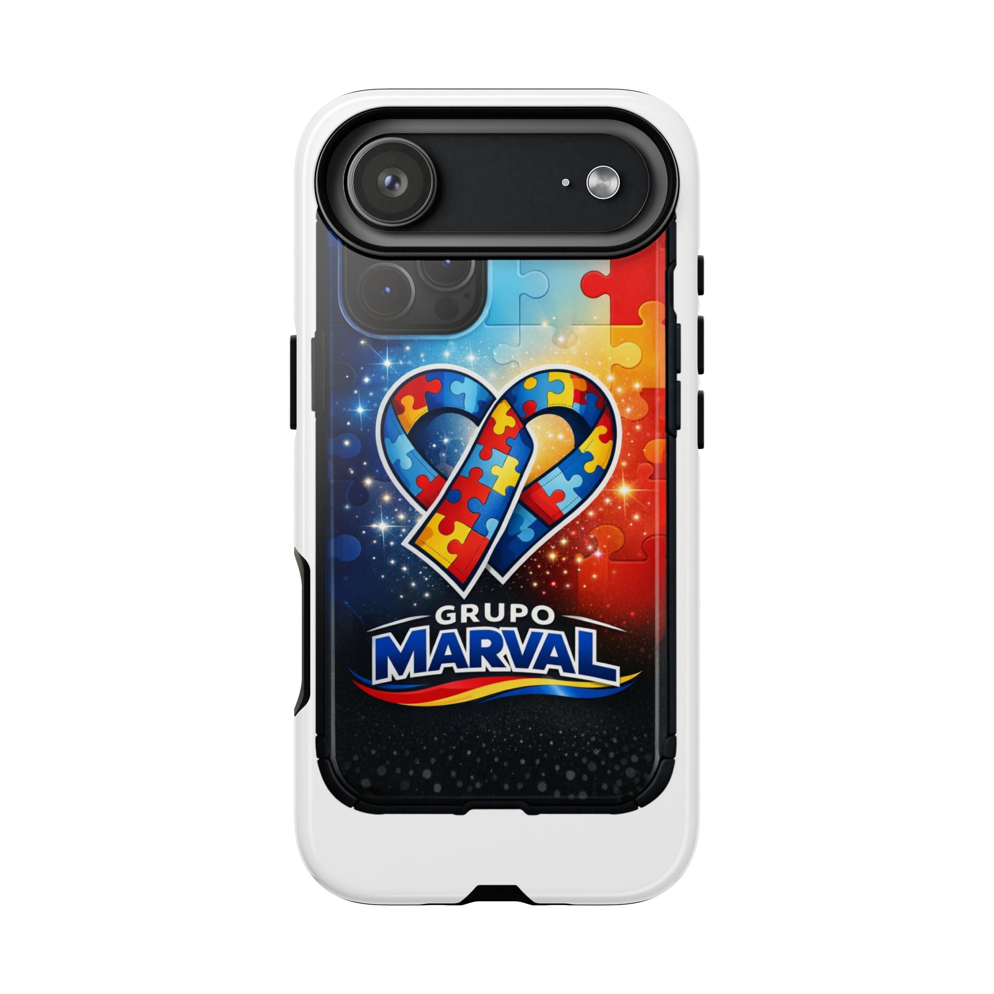 Tough Cases — Colorful Puzzle Heart Tough Phone Case (Grupo Marval)