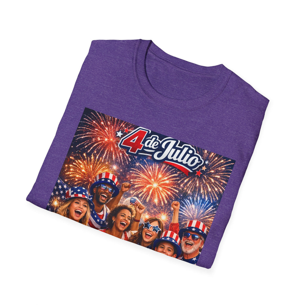 Autism Awareness American Flag 4th of July T-Shirt | Inclusion Patriotic Design