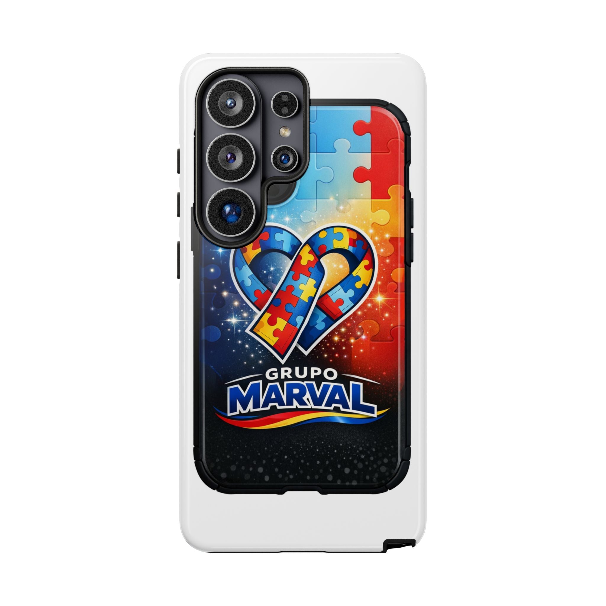 Tough Cases — Colorful Puzzle Heart Tough Phone Case (Grupo Marval)